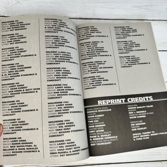 Marvel Essential Wolverine Vol 5 TPB Graphic Novel Larry Hama Adam Kubert X-Men - Picture 4 of 7